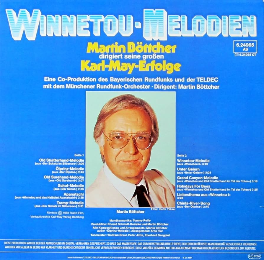 Winnetou Melodien (Hörzu) Soundtrack - Martin Böttcher, Karl